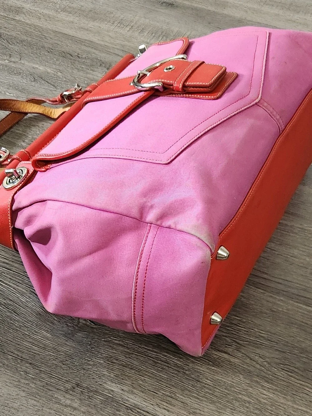 Rare!Coach‎ Hampton Turnlock Satchel